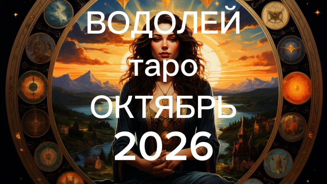 ВОДОЛЕЙ таро-прогноз на ОКТЯБРЬ 2026 от Марии Тихоновой