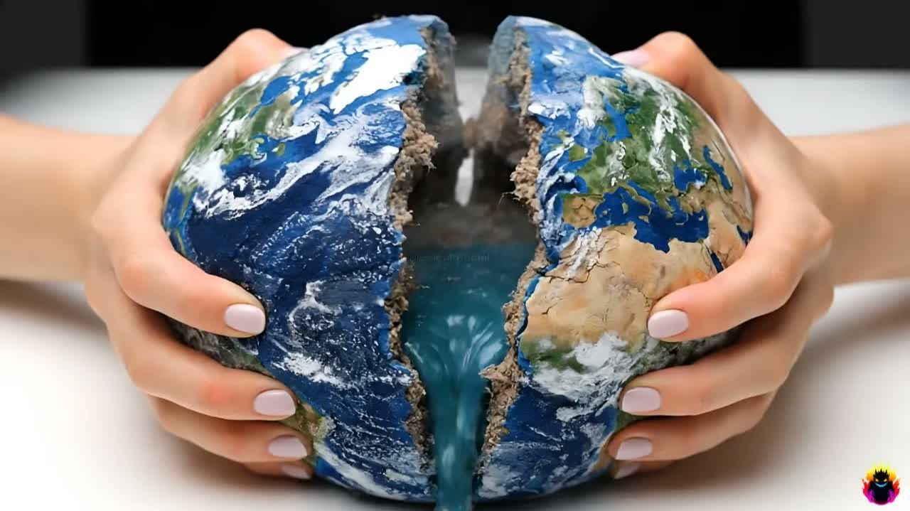 Squeezing Crunchy Planets AI ASMR 🌍🪐 | Ultimate Oddly Satisfying