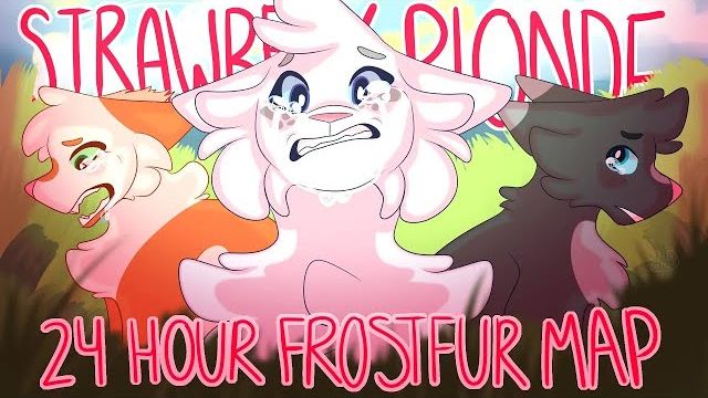 STRAWBERRY BLONDE - 24hr Frostfur Warriors MAP || By: LuvWormy (КОТЫ ВОИТЕЛИ МАП ПЕРЕЗАЛИВ)