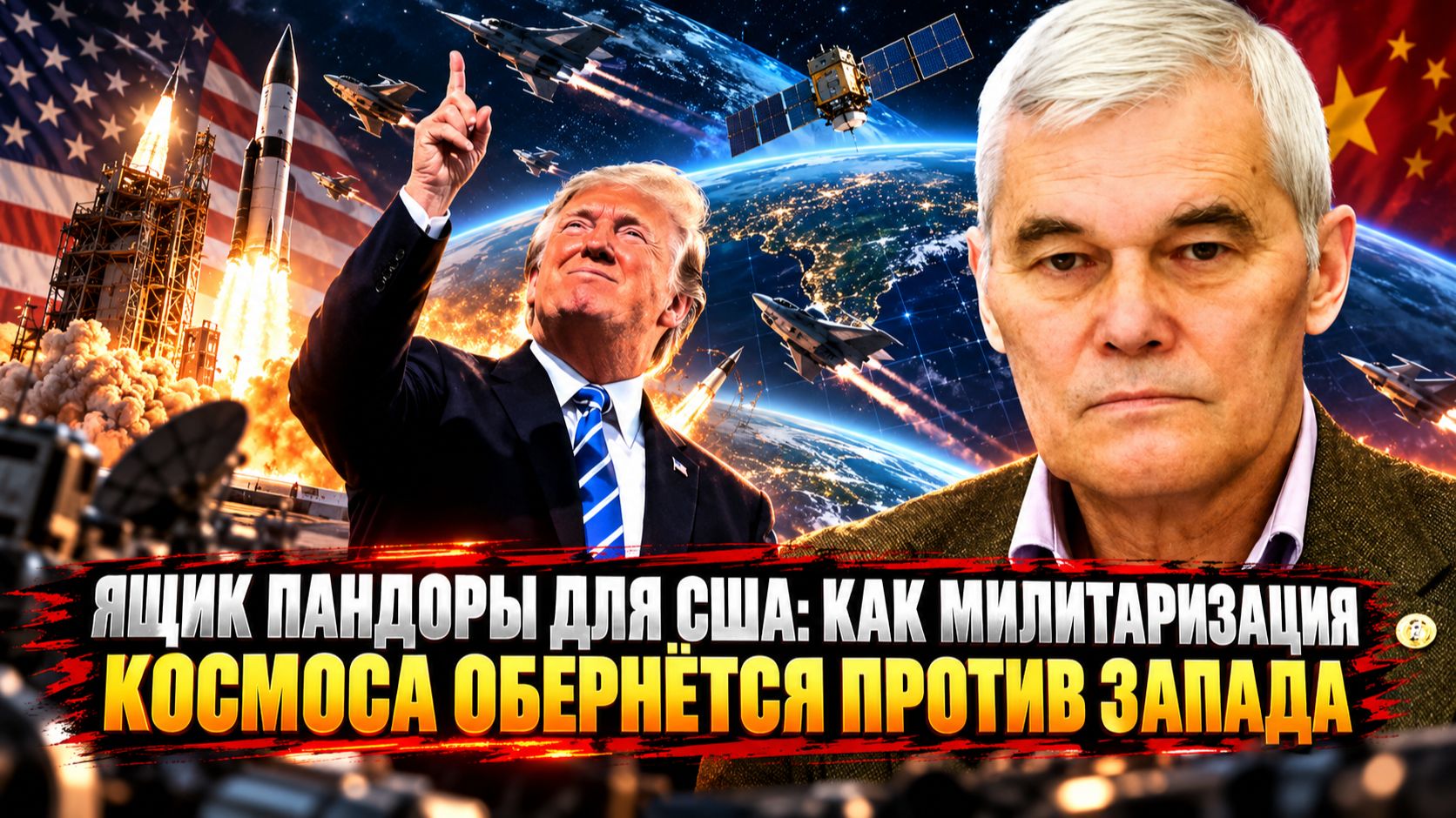 Константин Сивков | Ящик Пандоры для США: Как милитаризация космоса обернётся против Запада.