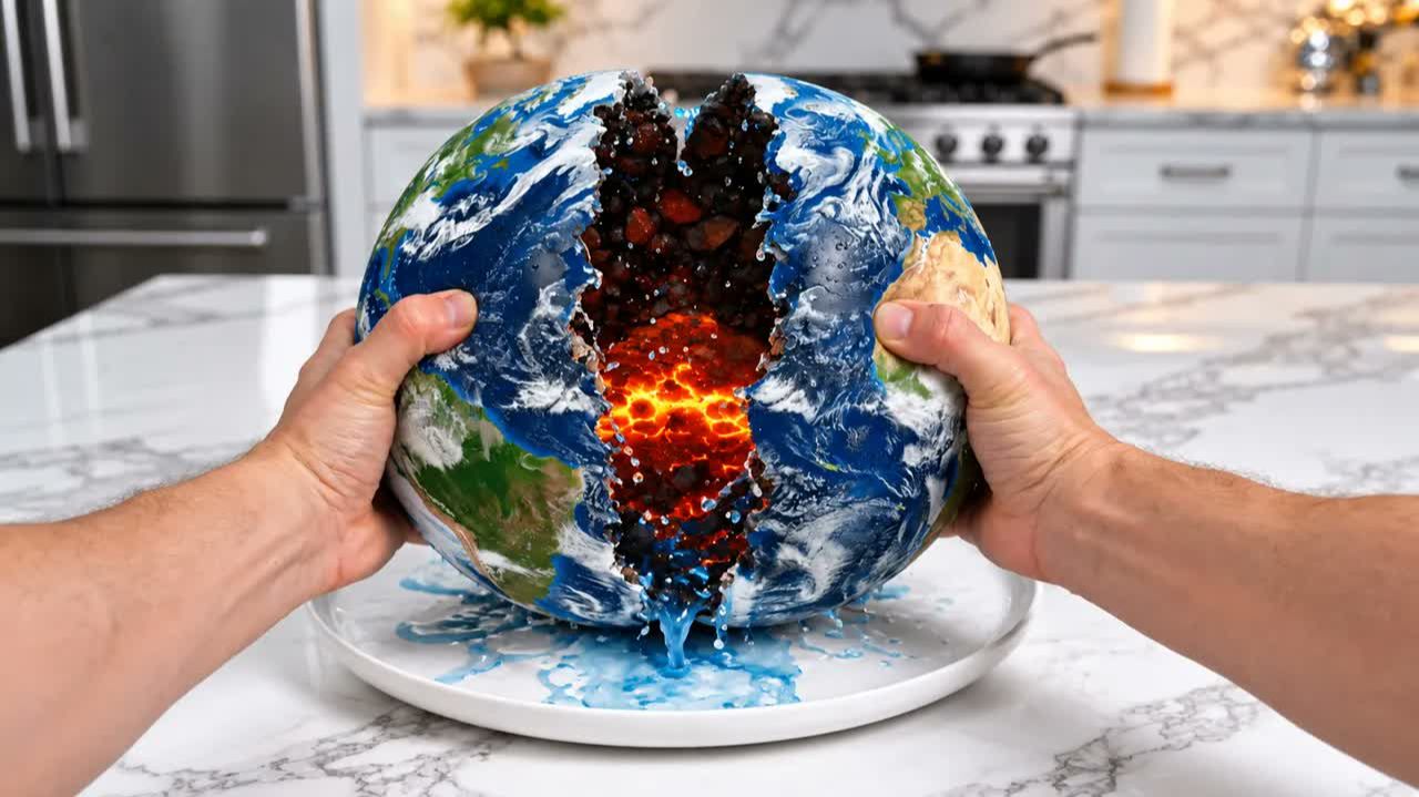 🌍 Giant Planet Ball Reveal | Crushing & Squeezing Satisfying ASMR