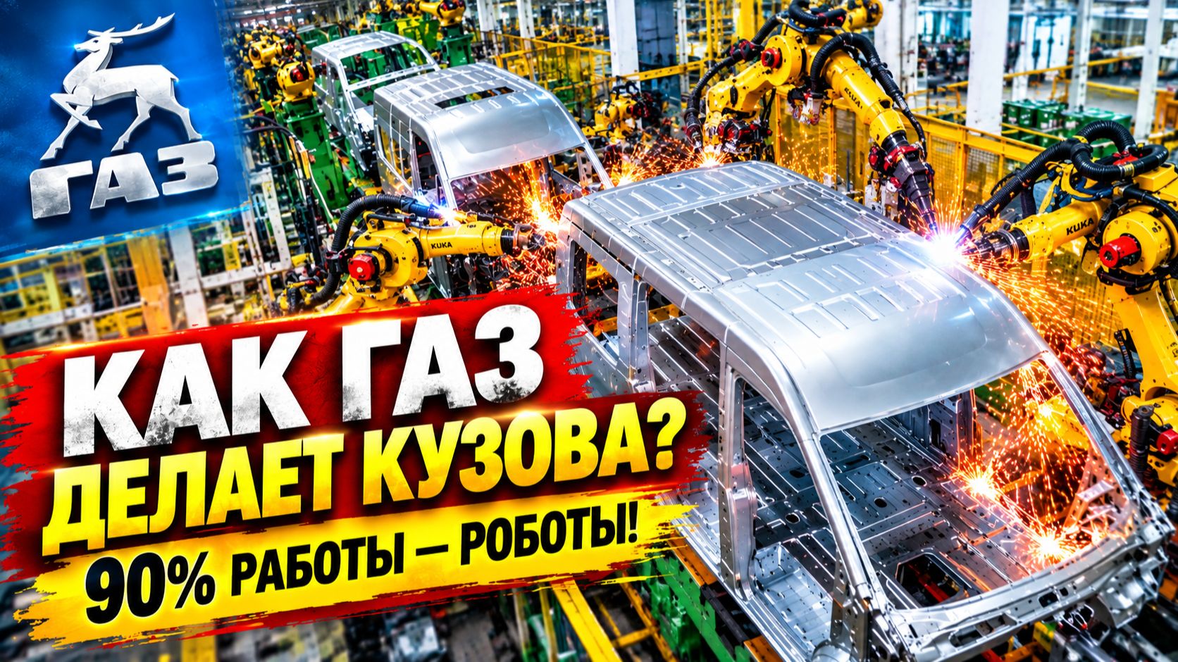 Вот как делают новую Газель! Завод ГАЗ сегодня