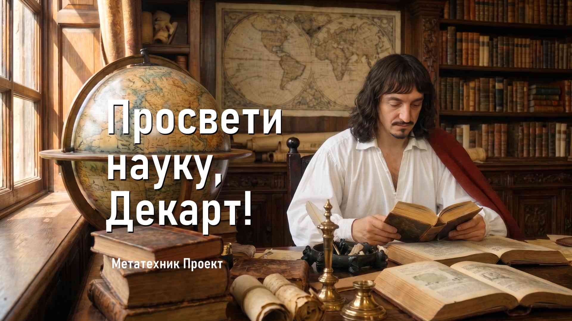 Просвети науку, Декарт - видеоклип о методической реформе в науке. Слушаем по дороге в Красноярск.