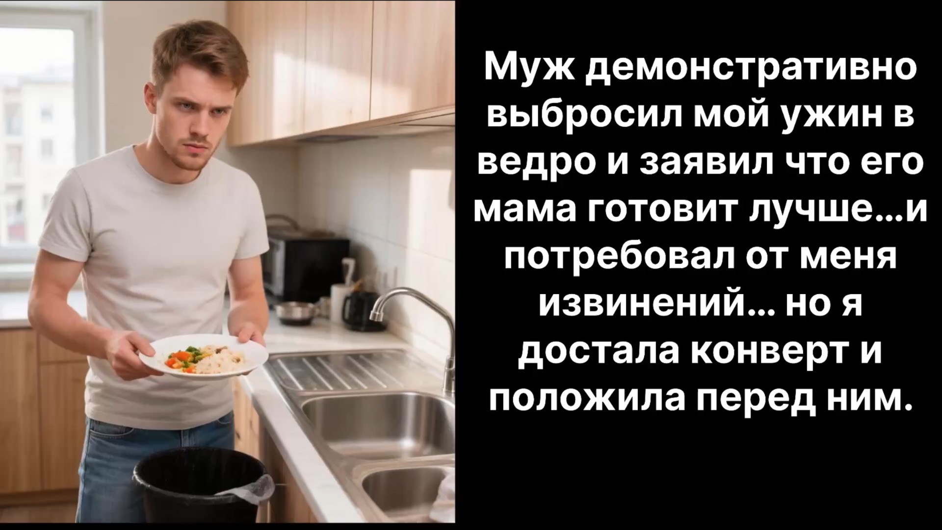 Аудио рассказы |Выбросил еду в ведро  |Аудио рассказы|Аудиокниги слушать онлайн|Жизненные истории