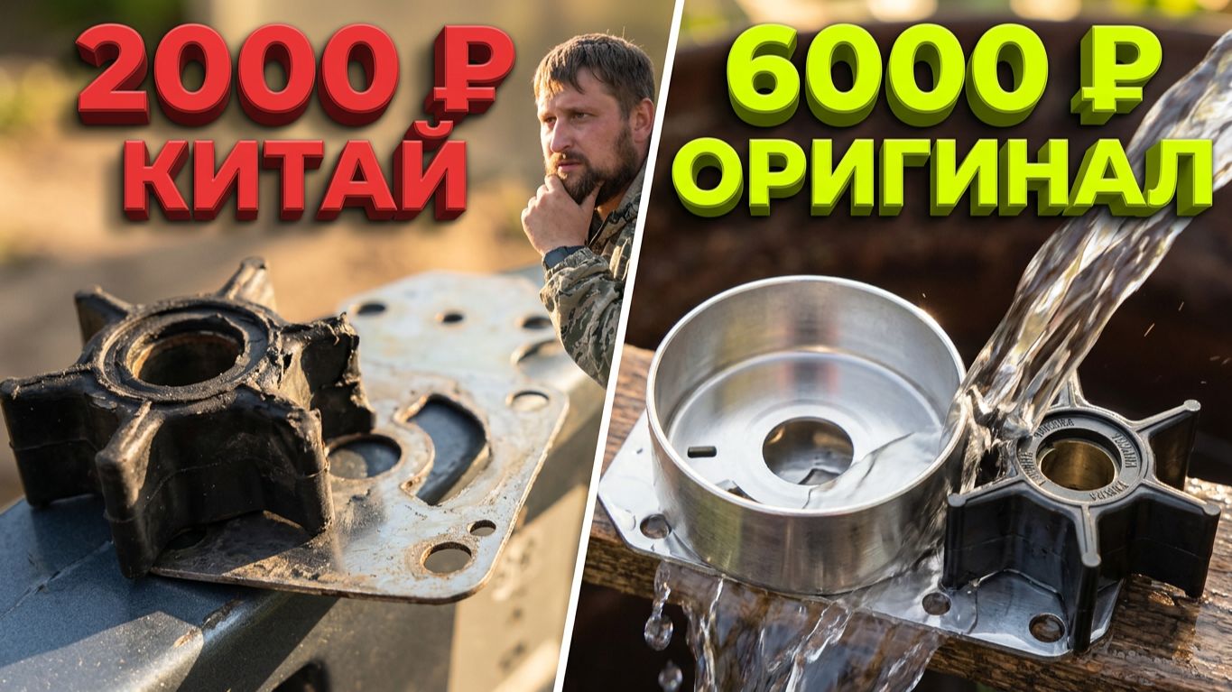 Как заменить помпу и крыльчатку Sea Pro 9.9/15 (Yamaha) Китайский мотор сломался!