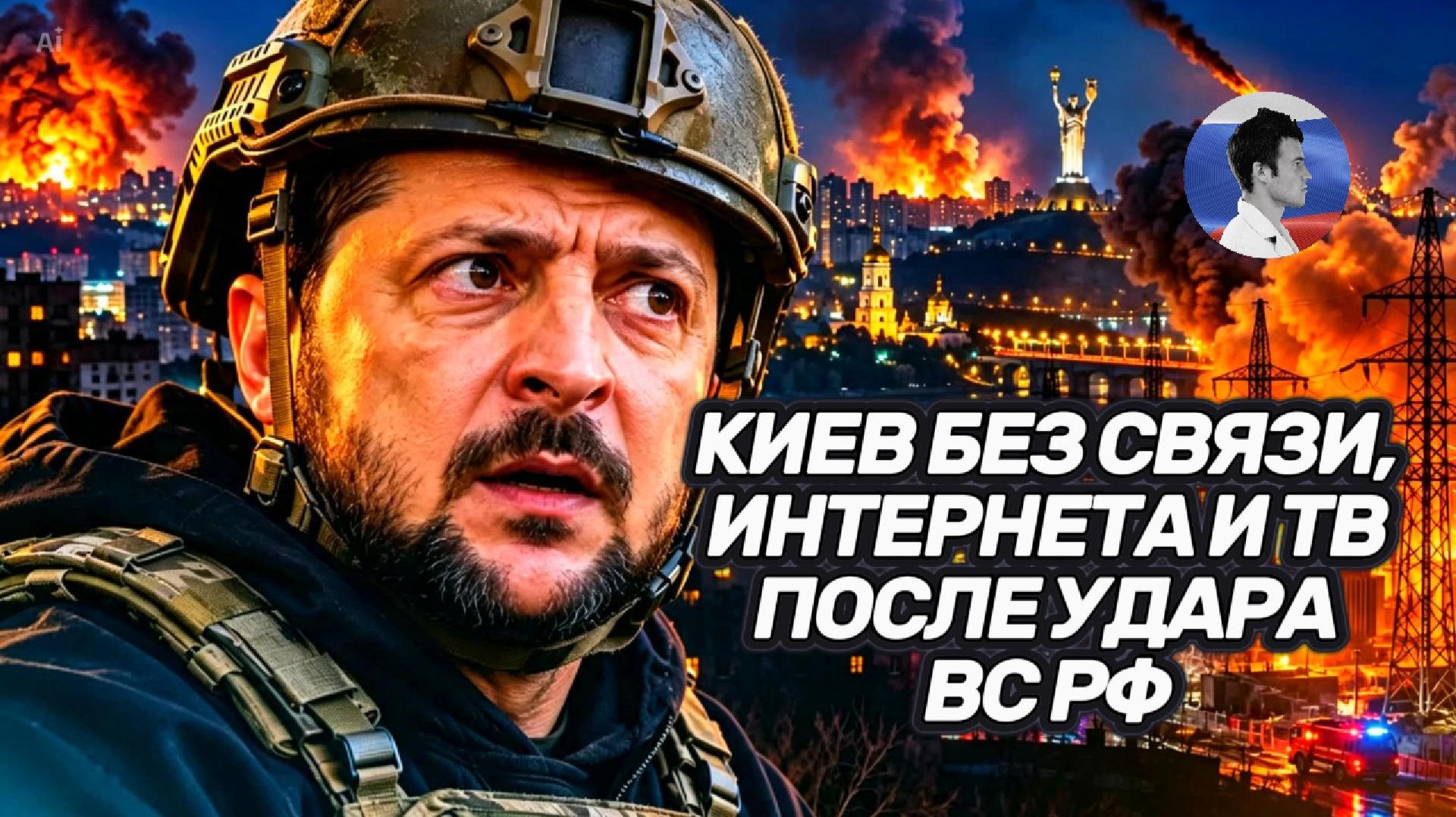 Российские удары оставили Киев без связи, интернета и телевидения