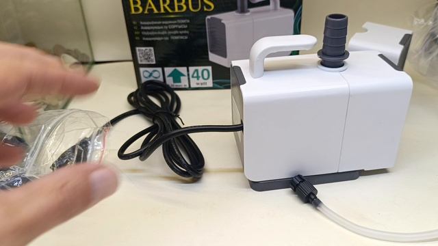П029-Помпа для аквариума и пруда фонтанная Barbus 029, 40 Вт, 2000 л/ч, подъём 2 м