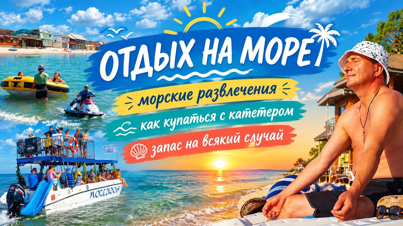 Море 2026 как я купался с эпицистостомой нюансы семейный отпуск что взял в запас отдых с друзьями