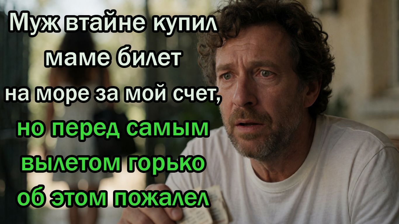 - А где твои вещи? - заикаясь, спросил муж. За сутки до вылета на море он понял...