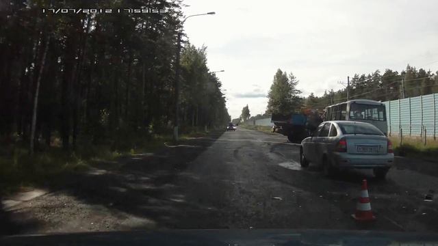 2012-07-17. Авария на Зеленогорском шоссе
