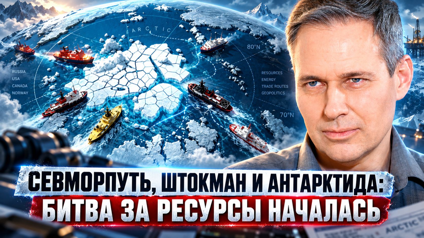 Александр Артамонов | Севморпуть, Штокман и Антарктида: Битва за ресурсы началась.