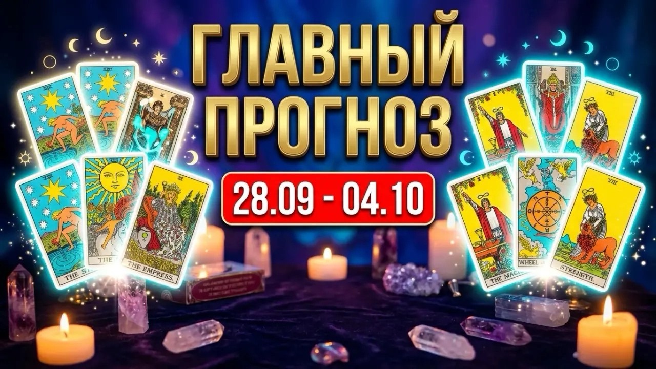 ‼️🌝🍀💦Таро прогноз на неделю с 28.09.2026 по 04.10.2026 «Энергии недели»
