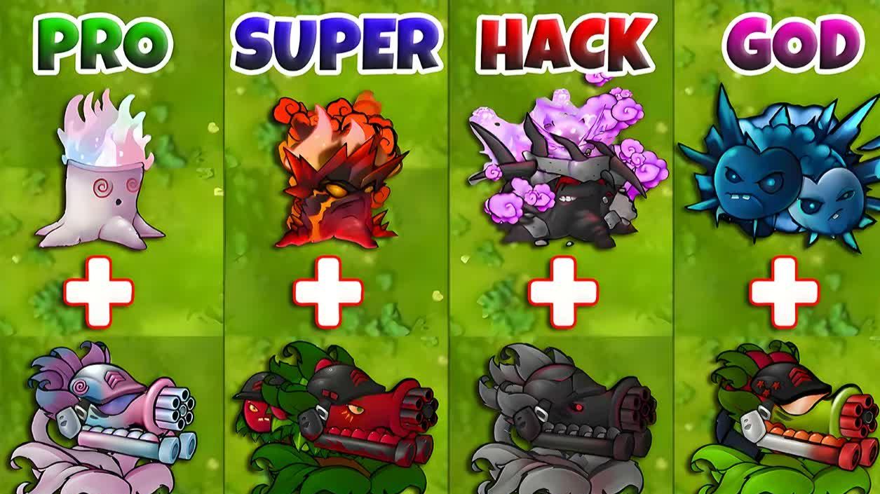 Испытание в PvZ Fusion 3.9: Горох и Факельное дерево против Обсидианового Гаргантюа