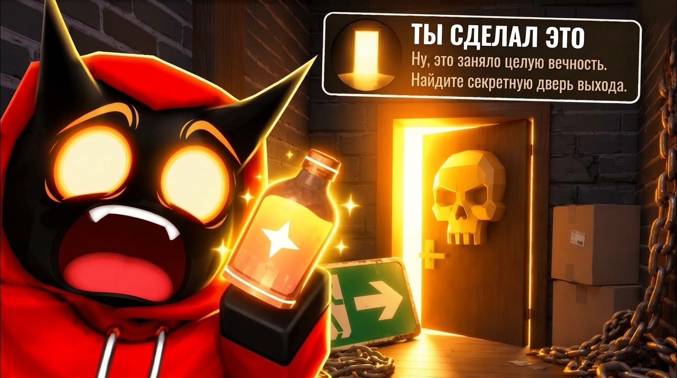 Я открыл СЕКРЕТНУЮ концовку в THE ARCHIVES в Roblox DOORS!