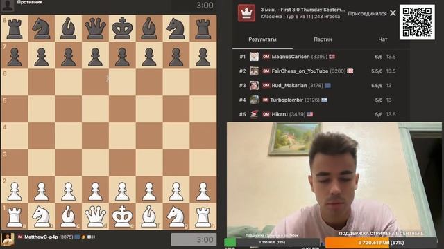 ТИТУЛЬНЫЙ ЧЕТВЕРГ 24.09.2026 Контроль 3+0. TЧ.