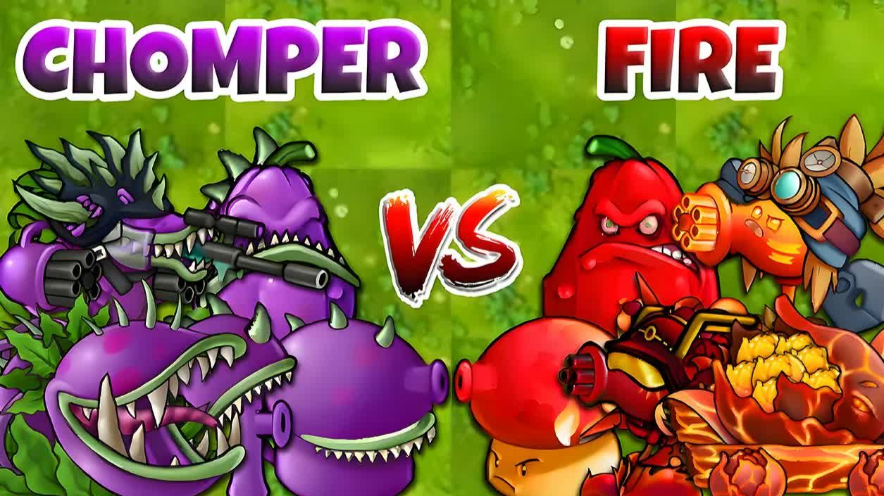 Испытание в PVZ Fusion 3.9: Команда Зубастиков против Огненных гибридов и Обсидианового Гаргантюа