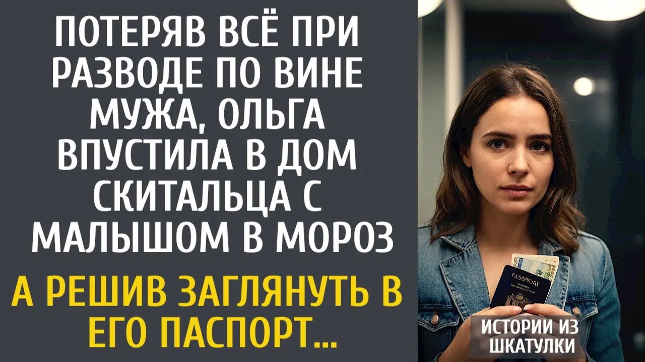 Истории из жизни: Потеряв всё при разводе, впустила в дом скитальца с малышом в мороз…