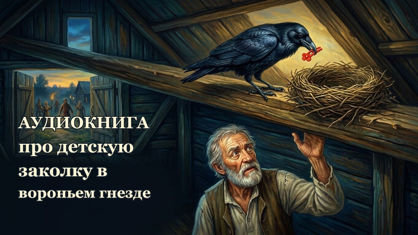 АУДИОКНИГА про детскую заколку в вороньем гнезде