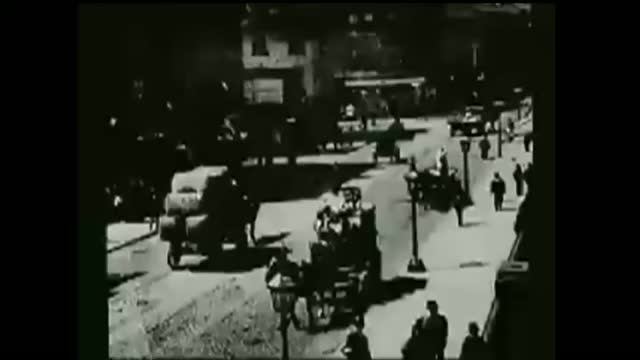 Traffic Crossing Leeds Bridge (1888) | Louis Le Prince (Луи Ле Пренс) | Движение по мосту в Лидсе