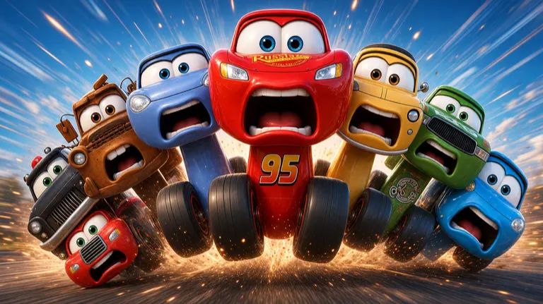 Спранки: Все Тачки Дисней Пиксар — Молния Маквин, Мэк, Луиджи (Pixar Cars) | Incredibox OC