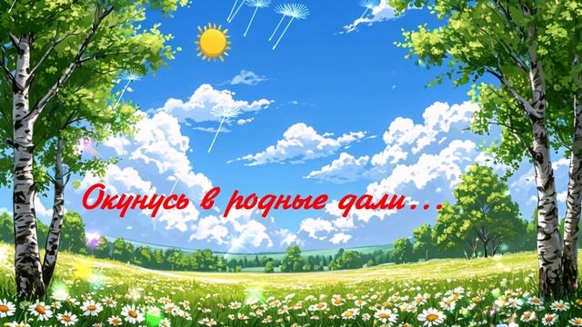 Окунусь в родные дали... ВИДЕО ПЕСНЯ В ДУШУ
