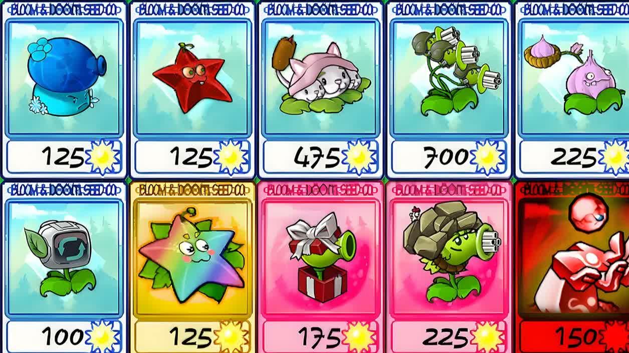 PVZ Gacha — самый сложный режим, часть 2 (ремейк с вытягиванием карт)
