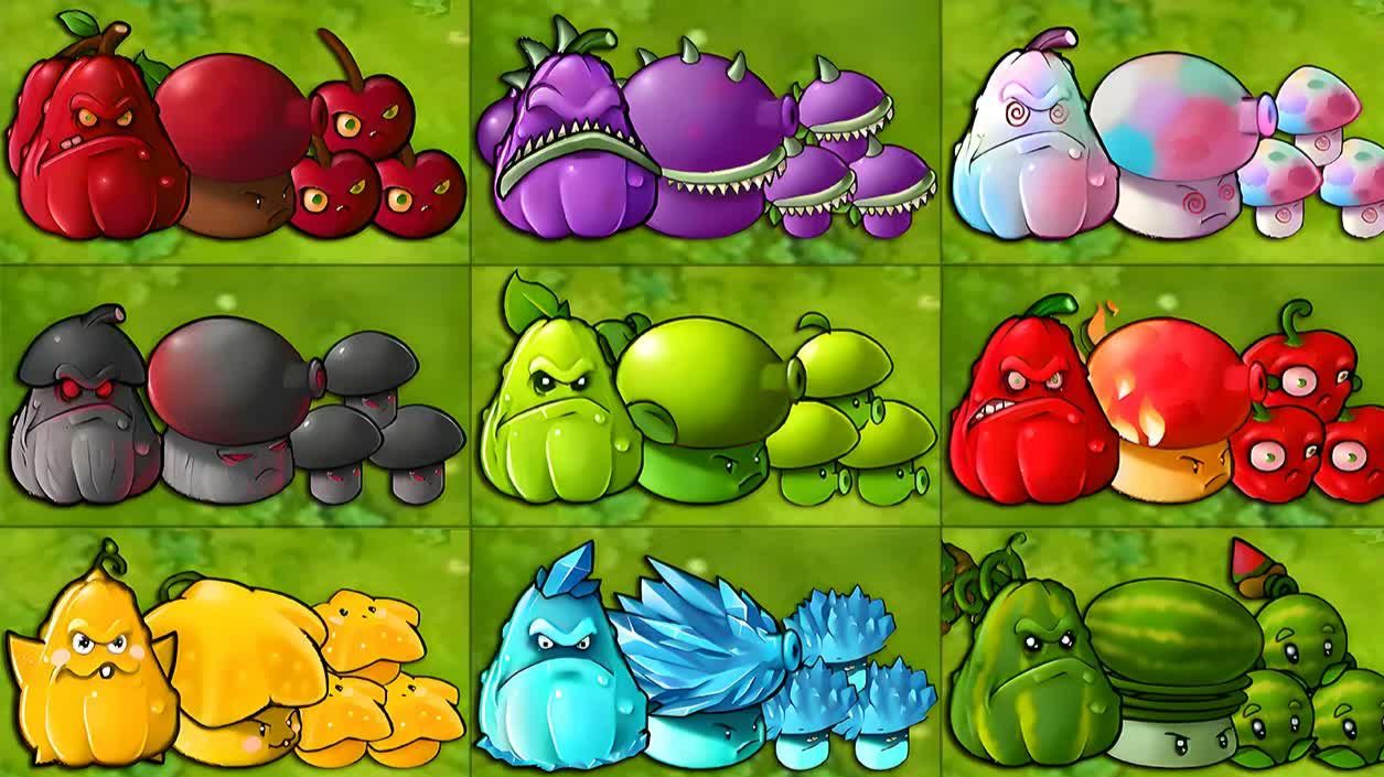 Испытание в PVZ Fusion 3.9: 3 команды семейных гибридных растений против 50 особых Гаргантюа