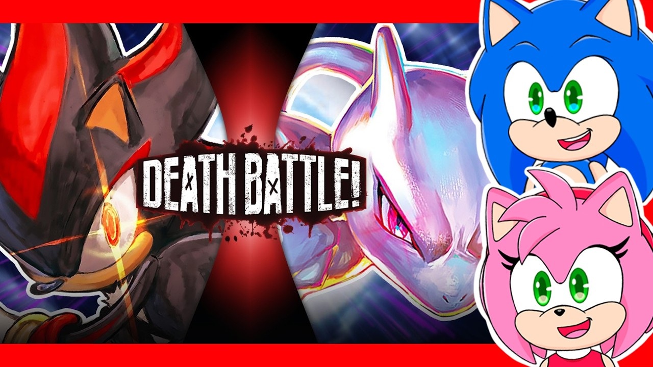 Sonic и Amy смотрят Shadow VS Mewtwo (Sonic VS Pokémon) DEATH BATTLE!