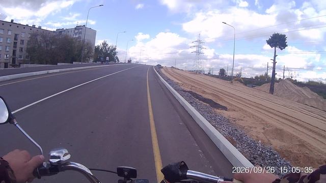 Стелсопокатуха заволгу через новый западный мост!