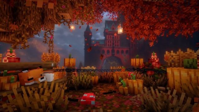 ⛈️I'll Be Waiting For You...🎃(minecraft Calm Rain And Music) Rain Ambience In Au