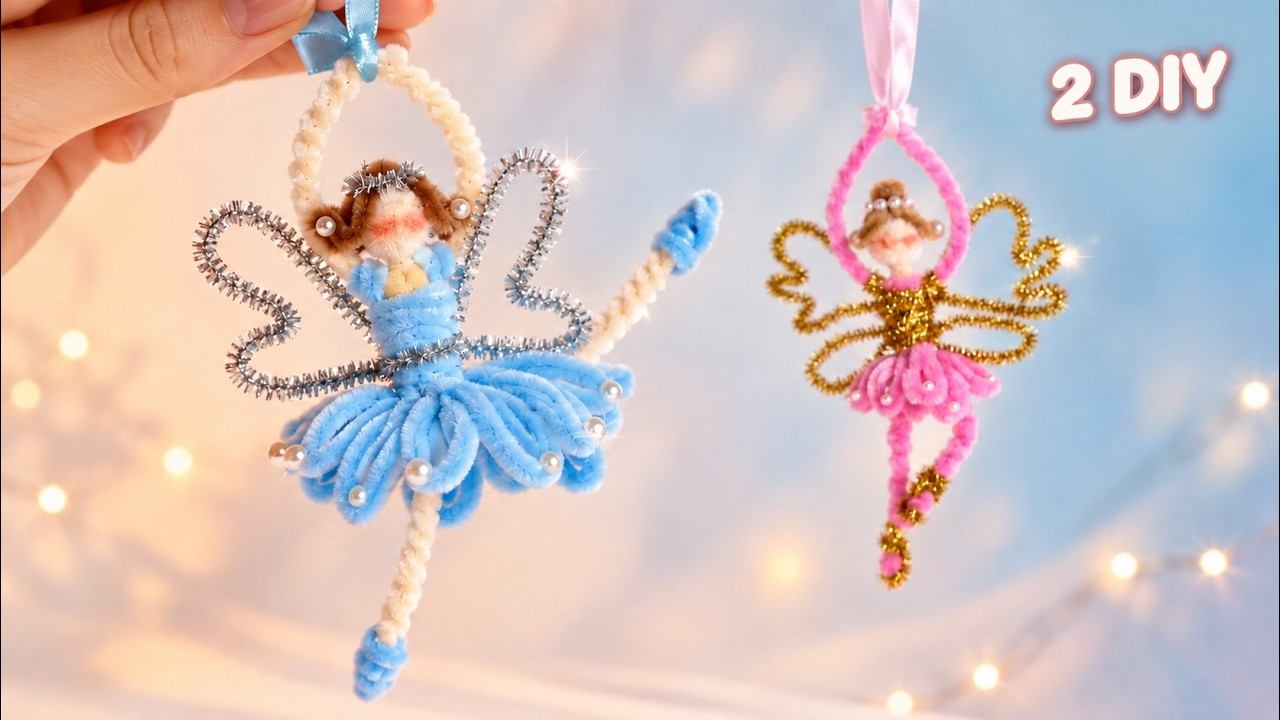 DIY Christmas Decor: Create Beautiful Pipe Cleaner Ballerinas At Home