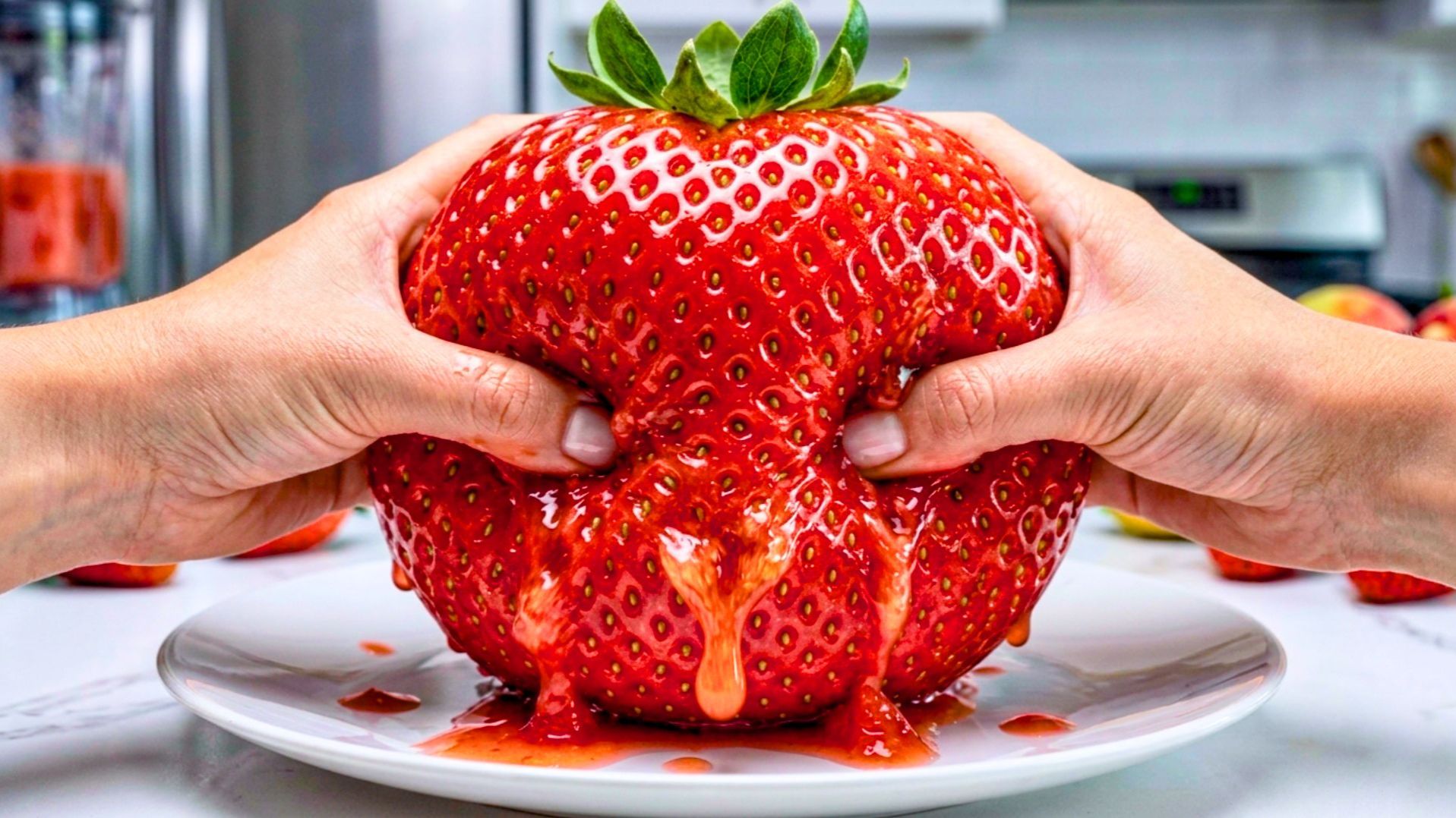 Какие Гигантские сюрприз фрукты выберешь/  🍉😊 Невероятно приятная ИИ-анимация как Мультики!