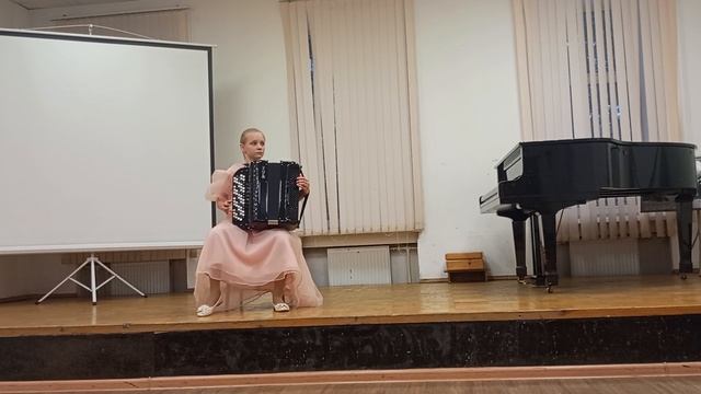 Премьера🪗А. Нижник Сонатина "Весна", 3 часть. Баян Путниньш Александра