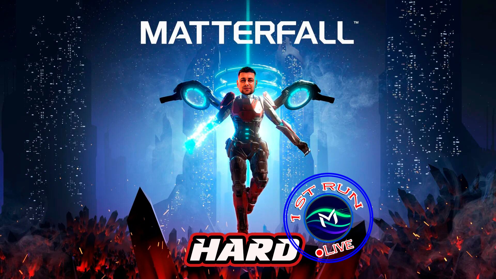 стрим-прохождение Matterfall (2D платформер) режим Normal, эксклюзив Playstation 1st RUN. Часть 2