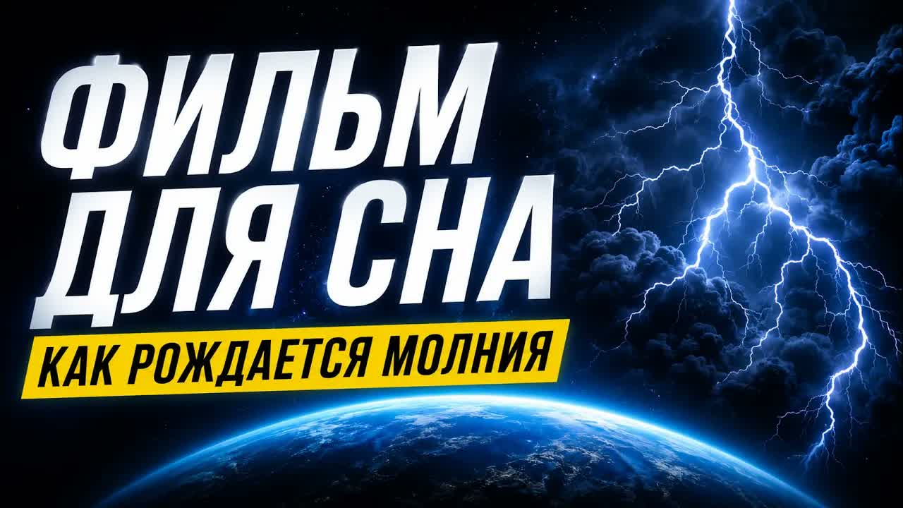 ГРОЗА БЕЗ ЗАГАДОК: КАК ПОЯВЛЯЮТСЯ МОЛНИИ И ШАРОВАЯ МОЛНИЯ. ДЛЯ СНА 😴