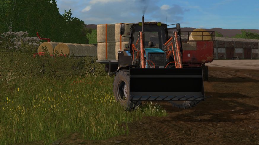 [РП] Выехали на продажу тюков соломы. Farming Simulator 17