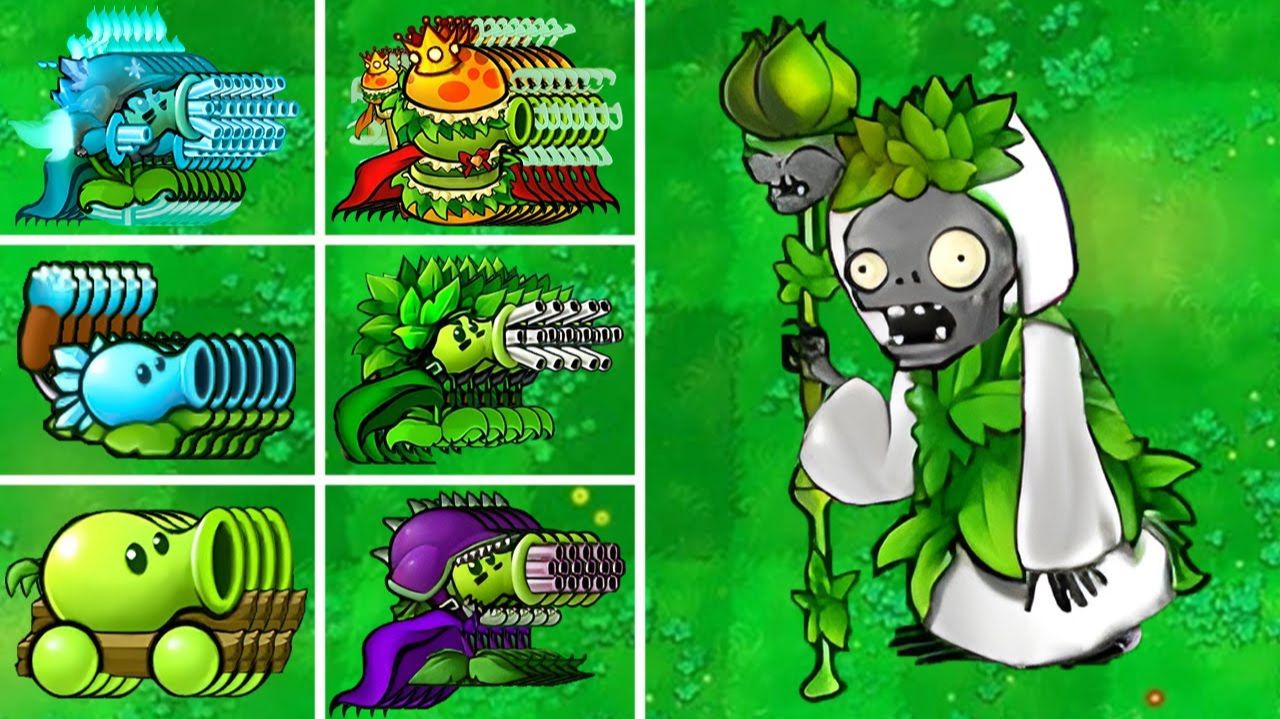Растения против Зомби PvZ Hybrid Plants vs Zombies ПвЗ