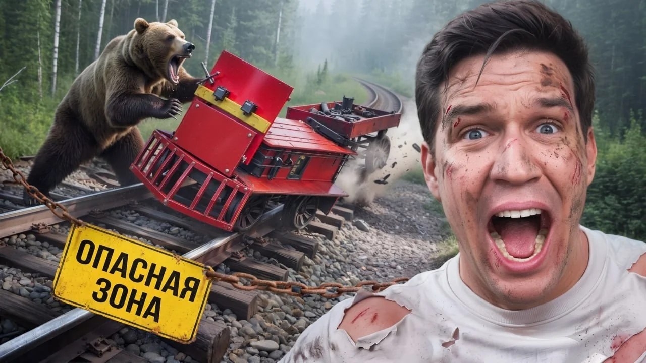 Попал в Аварию на узкоколейке в Тайге! Заброшенные деревни