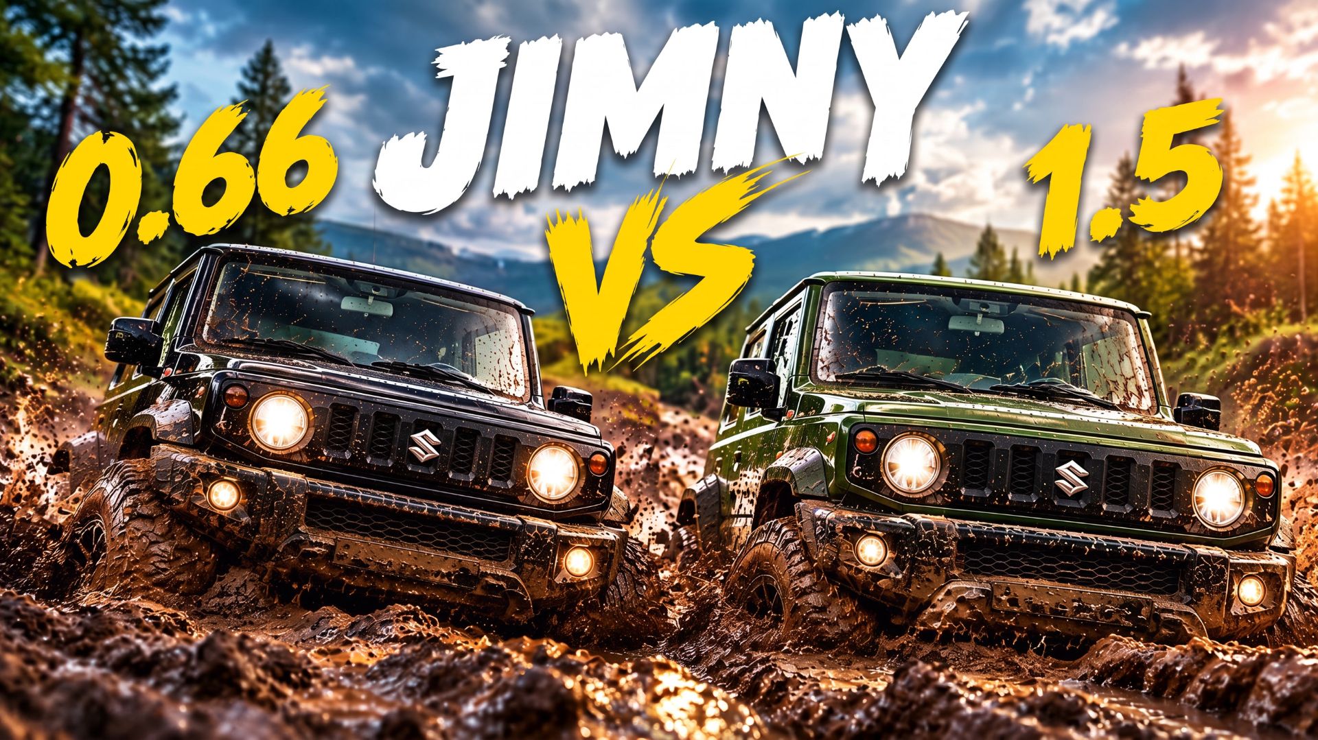 ЖЕСТЬ! ДОСМОТРИТЕ ДО КОНЦА: 660 УНИЖАЕТ 1.5 ЛИТРА! УТОПИЛИ JIMNY