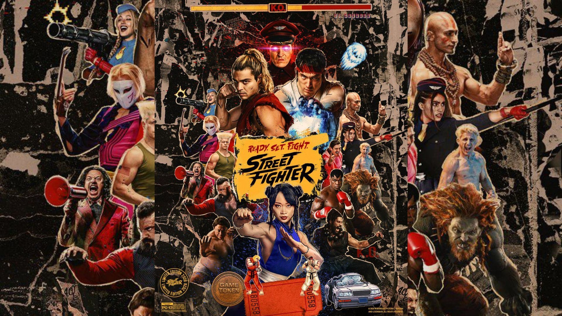 Стрит Файтер - Street Fighter - Спецприёмы из игры в фильме