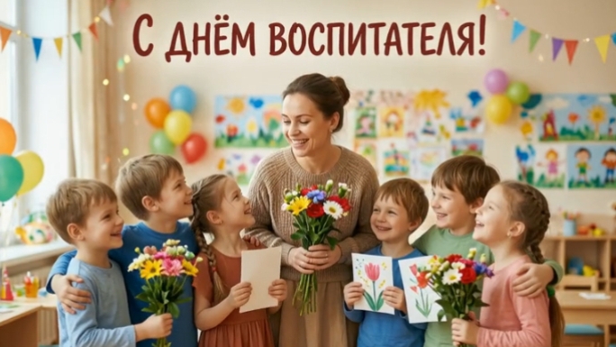 С днём воспитателя! Музыкальное поздравление для всех дошкольных работников с праздником 27 сентября
