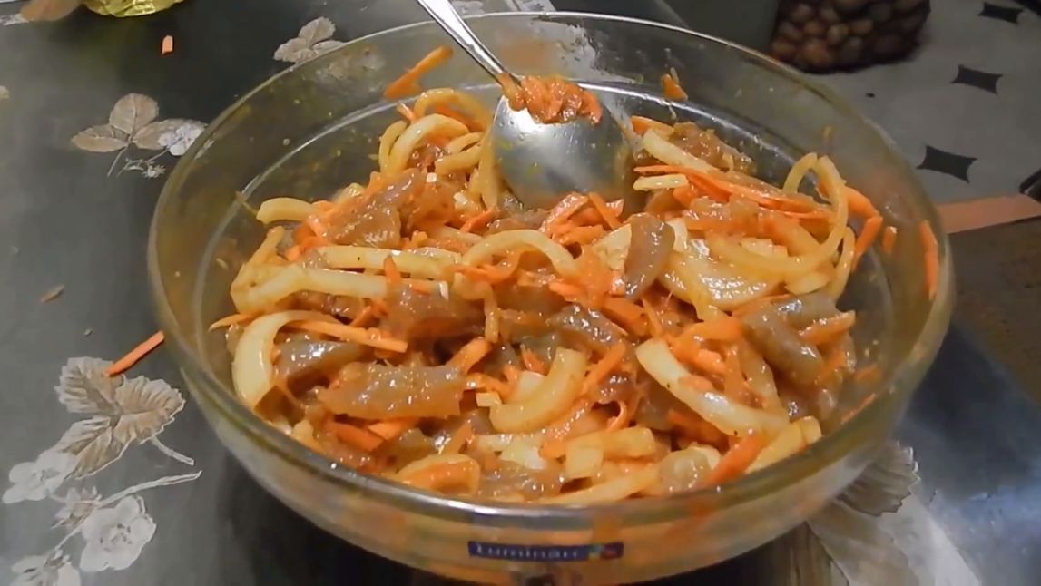 Рыбный салат из Ряпушки.