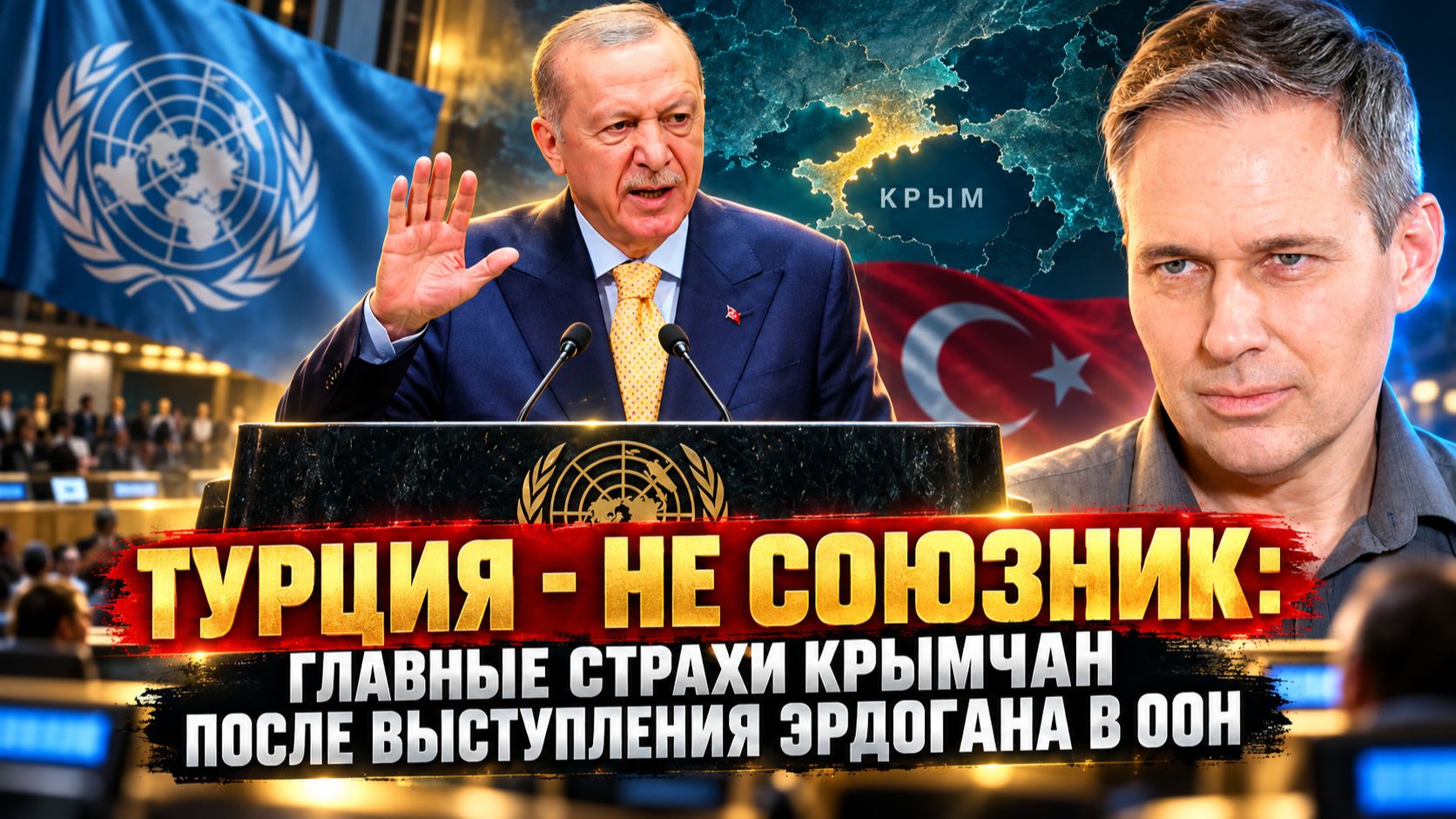 Александр Артамонов | Турция - не союзник: главные страхи крымчан после выступления Эрдогана в ООН