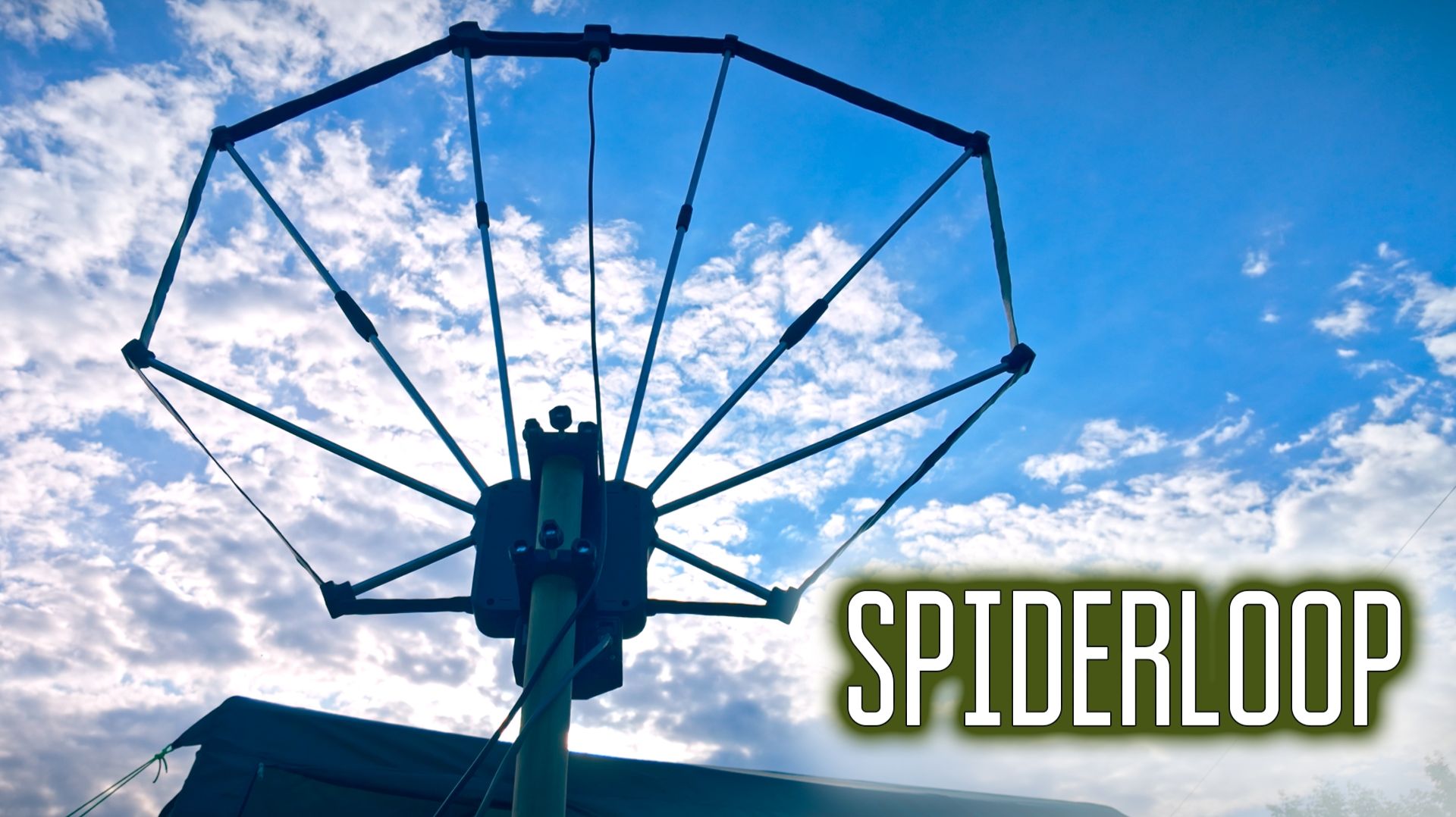 Magnetic SPIDERLOOP A120 Портативная рамочная КВ антенна с дистанционным управлением.