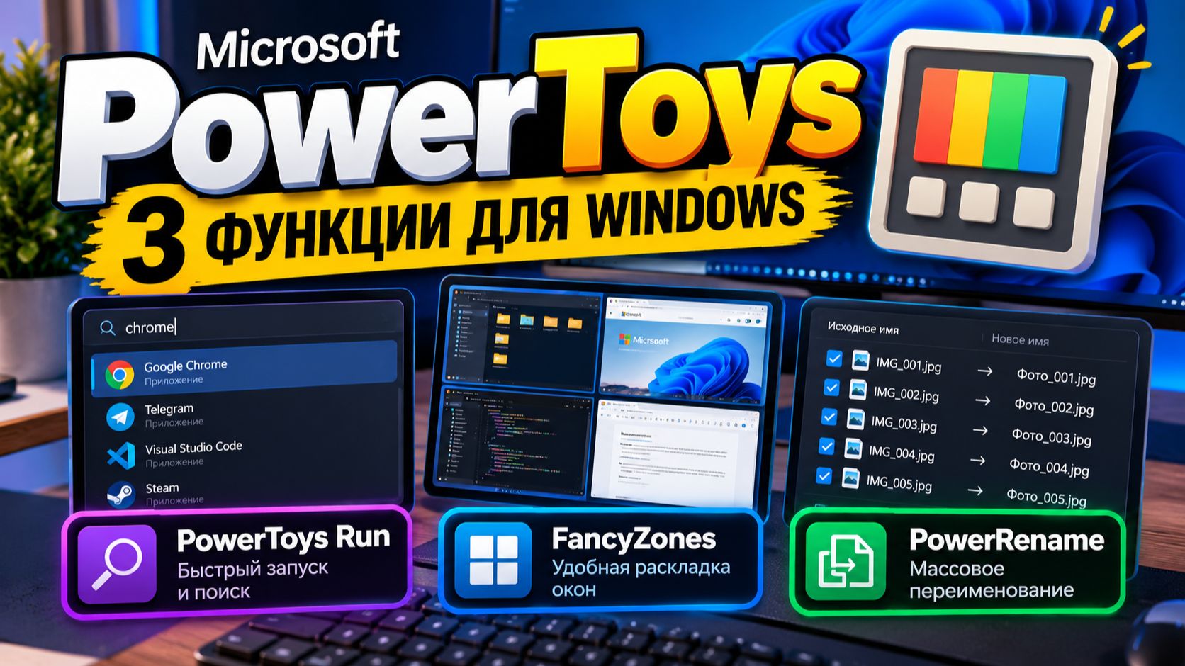 PowerToys для Windows 10/11: 3 функции, которые реально экономят время