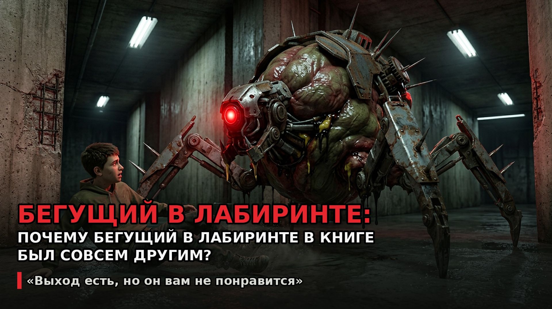 Бегущий в лабиринте: Почему бегущий в лабиринте в книге был совсем другим?
