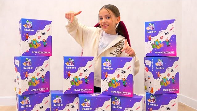 Подарки для Насти от Realbox что в коробке My Little Nastya