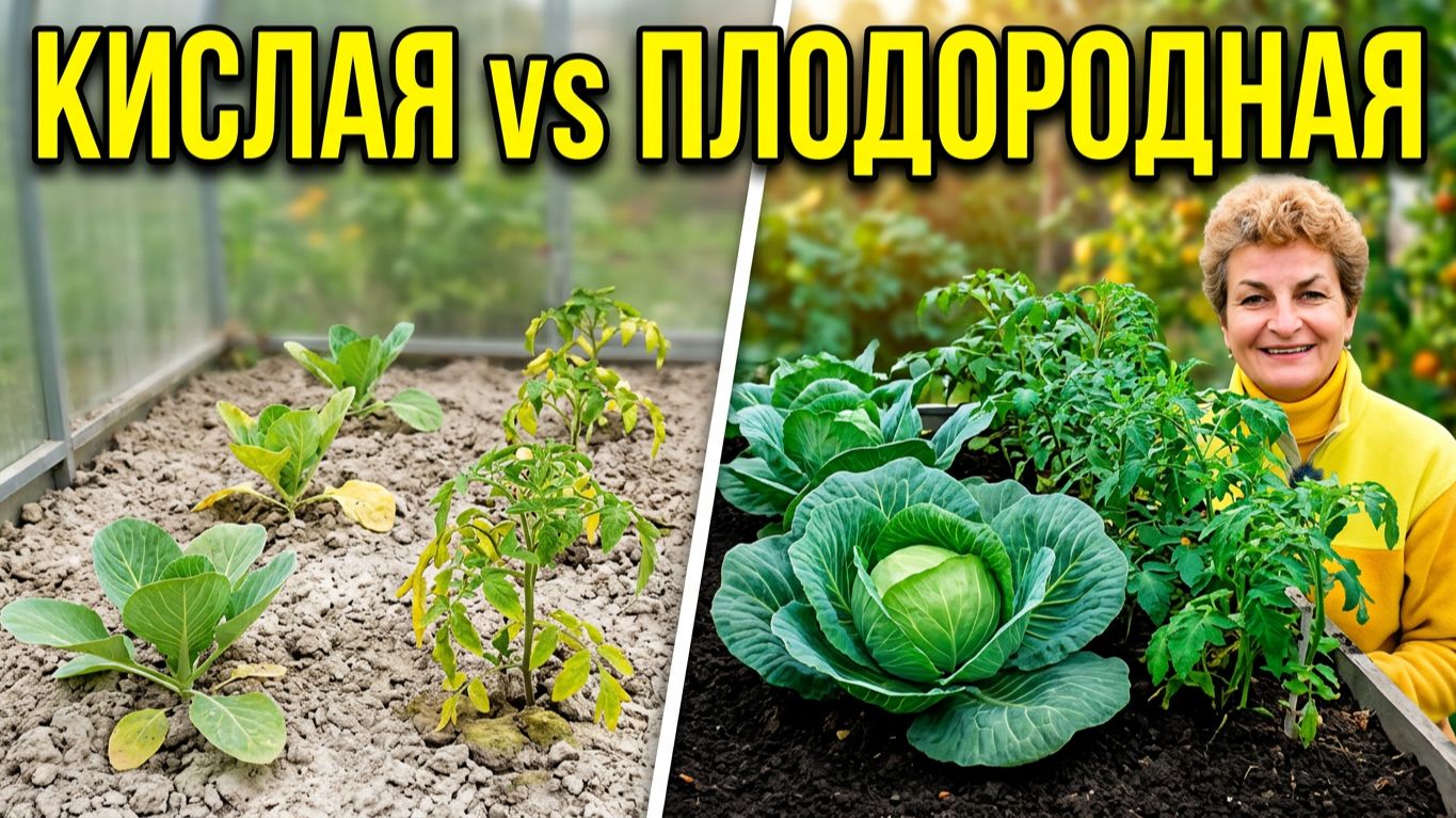 У вас кислая почва? Раскисляйте!