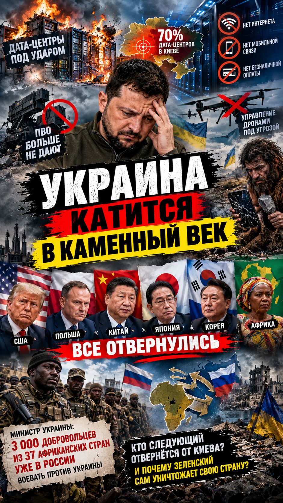 Россия уничтожила то, без чего ВСУ не выживет! Африка подняла восстание против Зеленского!