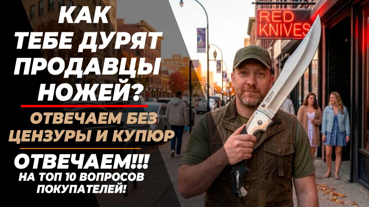 КАК НАС ДУРЯТ ПРОДАВЦЫ НОЖЕЙ!
